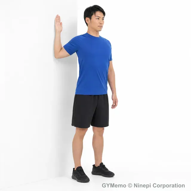 胸のストレッチの開始姿勢