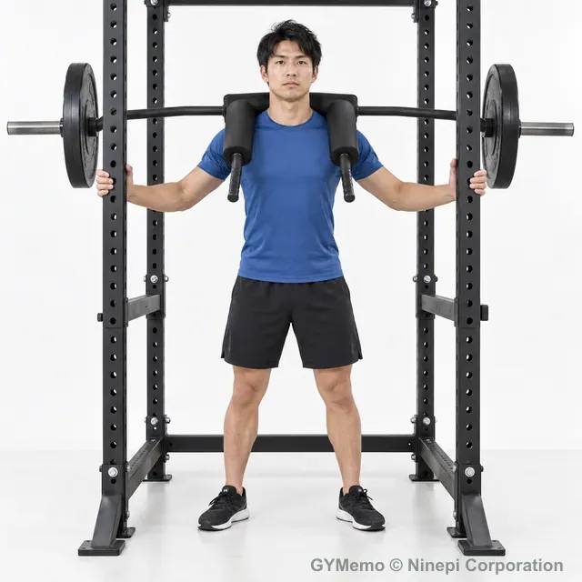 ハットフィールドスクワットの開始姿勢