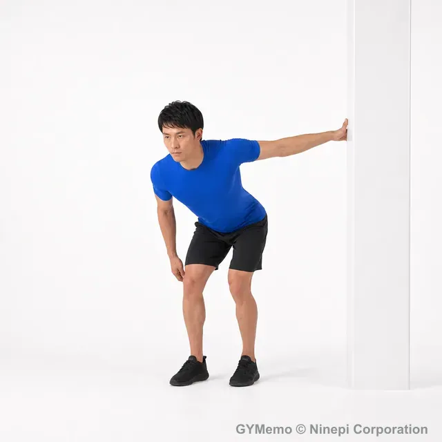 広背筋のストレッチの動作