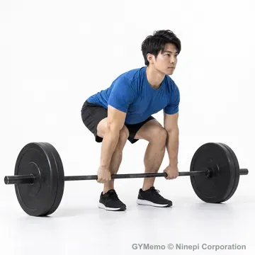 ポーズデッドリフトの開始姿勢