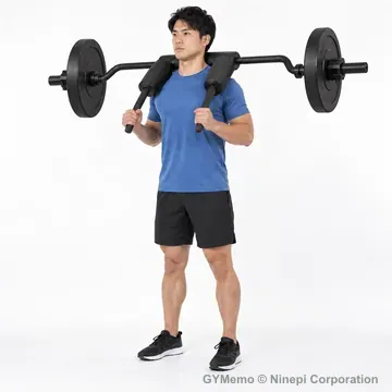 セーフティバー・グッドモーニングの開始姿勢