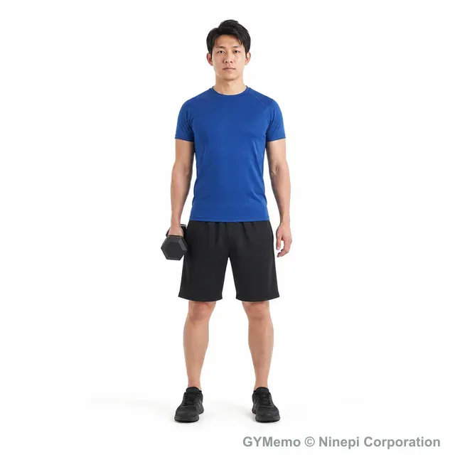 サイドベンドの開始姿勢
