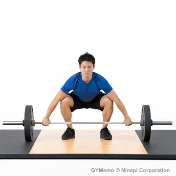 スナッチの開始姿勢