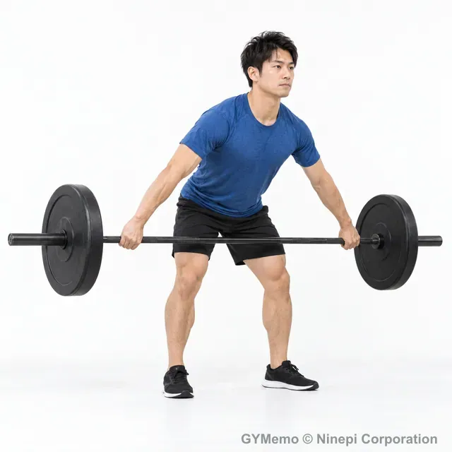 スナッチデッドリフトの動作
