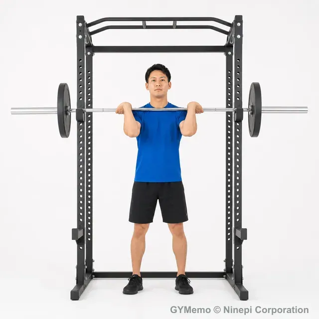 スプリットジャークの開始姿勢